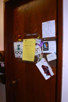My teacher Teresa's elective door.